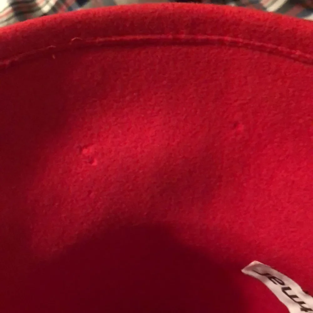Betmar Retro Vintage 1920s Wool Vibrant Red Ladies Bow Feather & Pin Hat - Picture 11 of 16